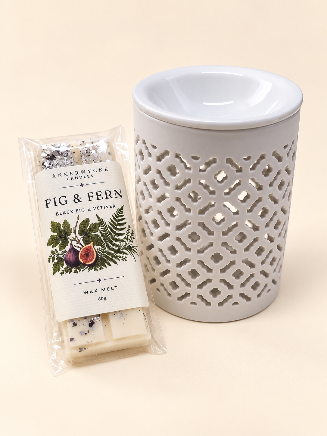 Geometric Cut-Out Wax Melter